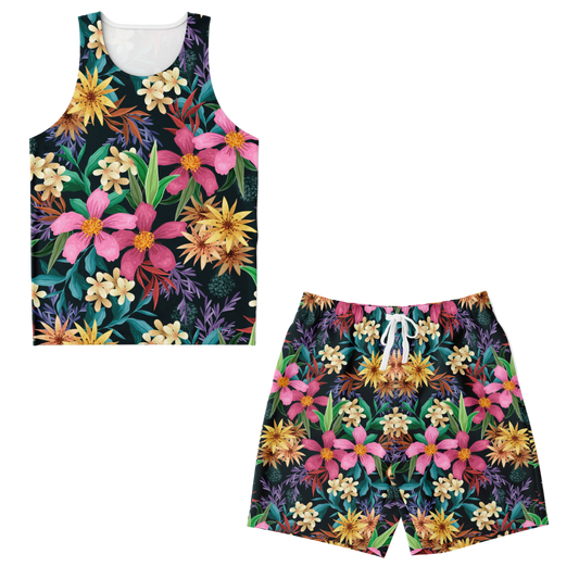 BLOSSOM TANK TOP & SHORT CO-ORD SET