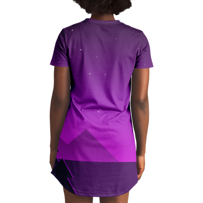 Starlit Spaceship T-Shirt Dress