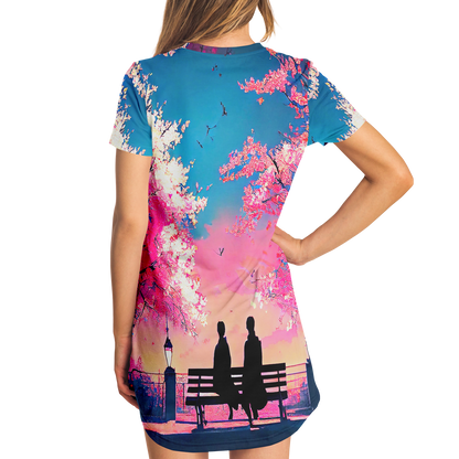 Blossom Bliss T-shirt Dress Taufaa