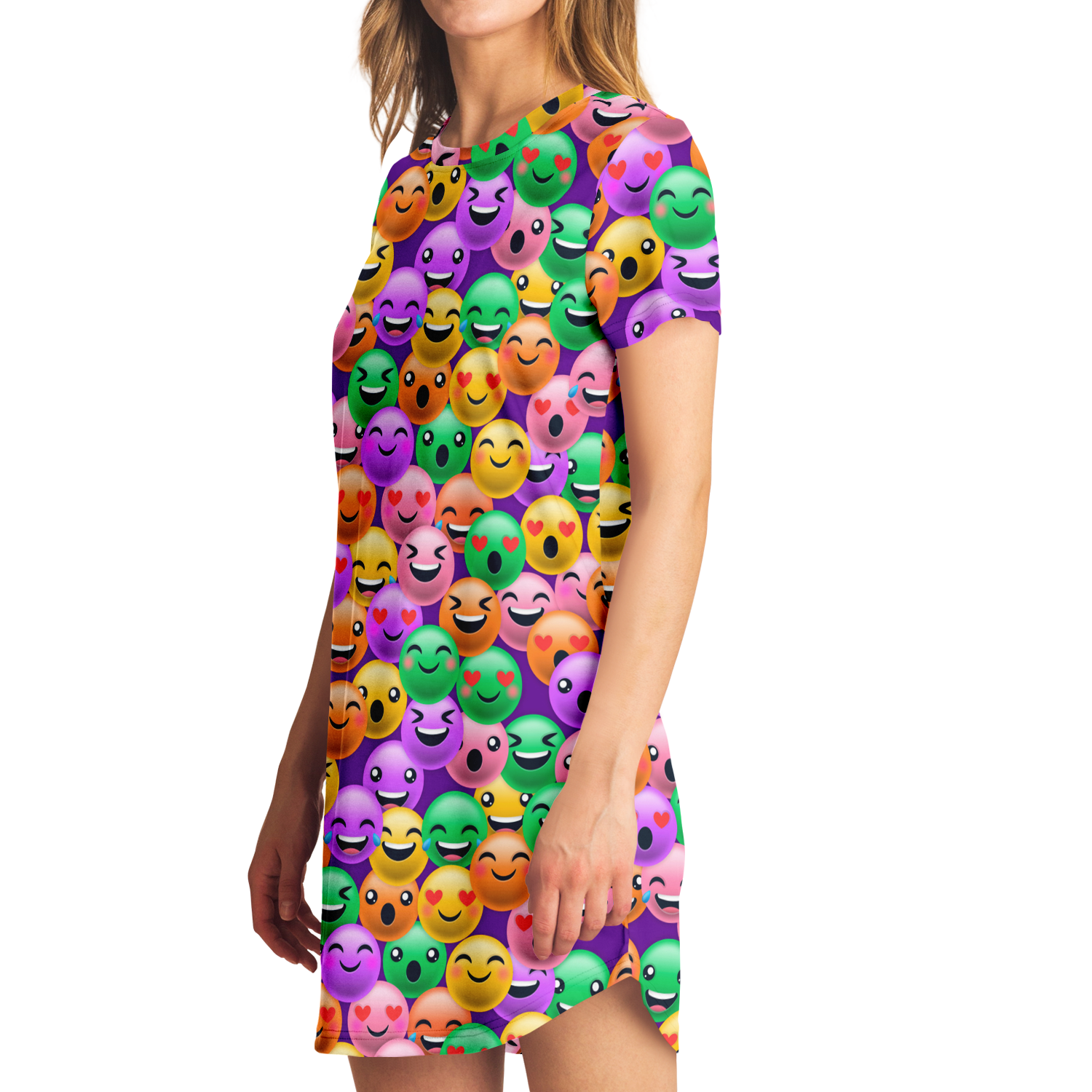 EMOJI ALL DAY T-SHIRT DRESS Taufaa