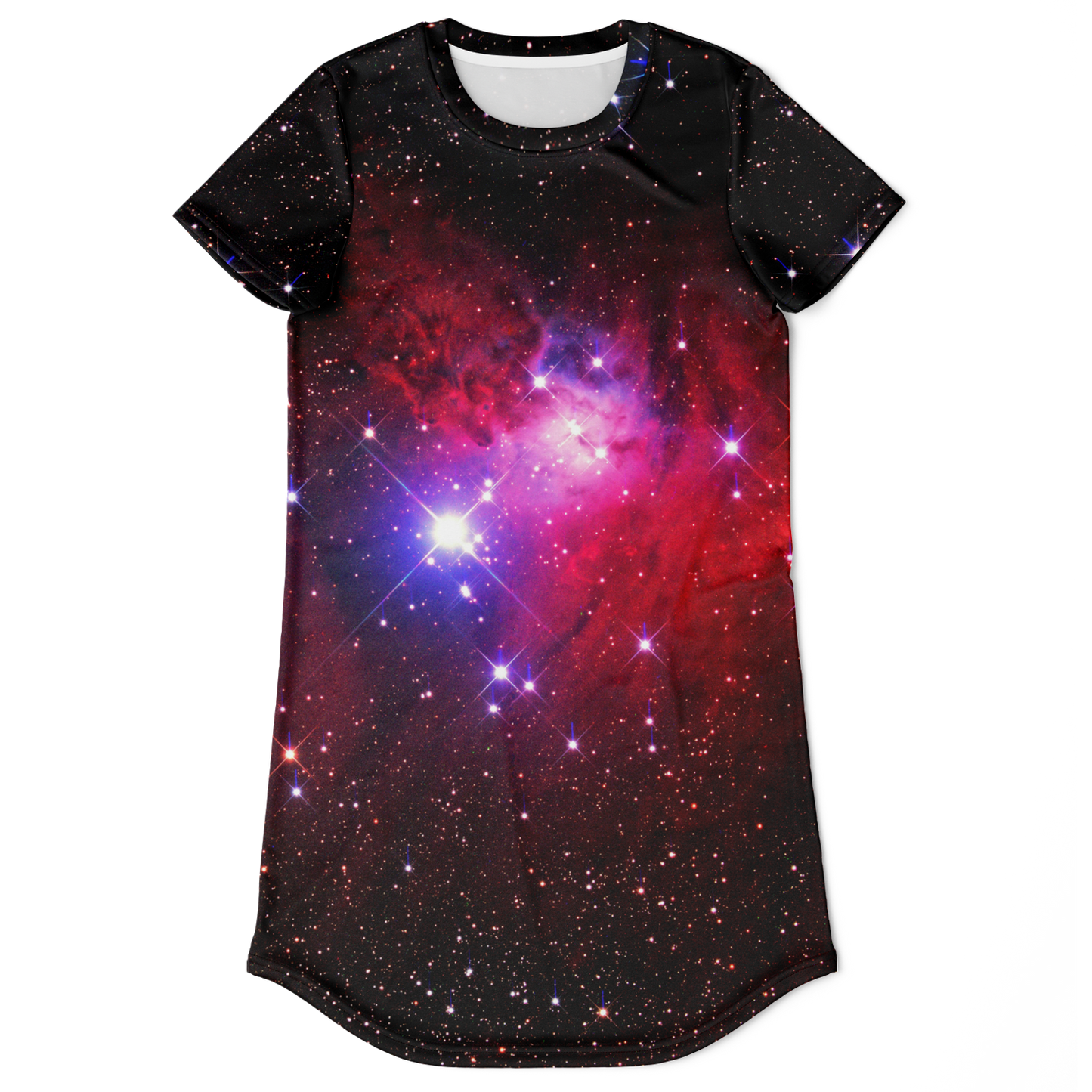 GALAXY SPARKLE T-SHIRT DRESS