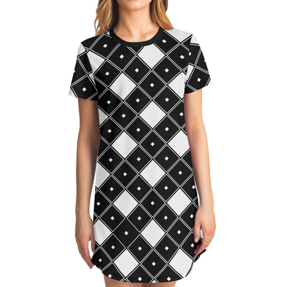 CLASSIC CONTRAST T-SHIRT DRESS