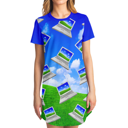 RETRO RAVE T-SHIRT DRESS