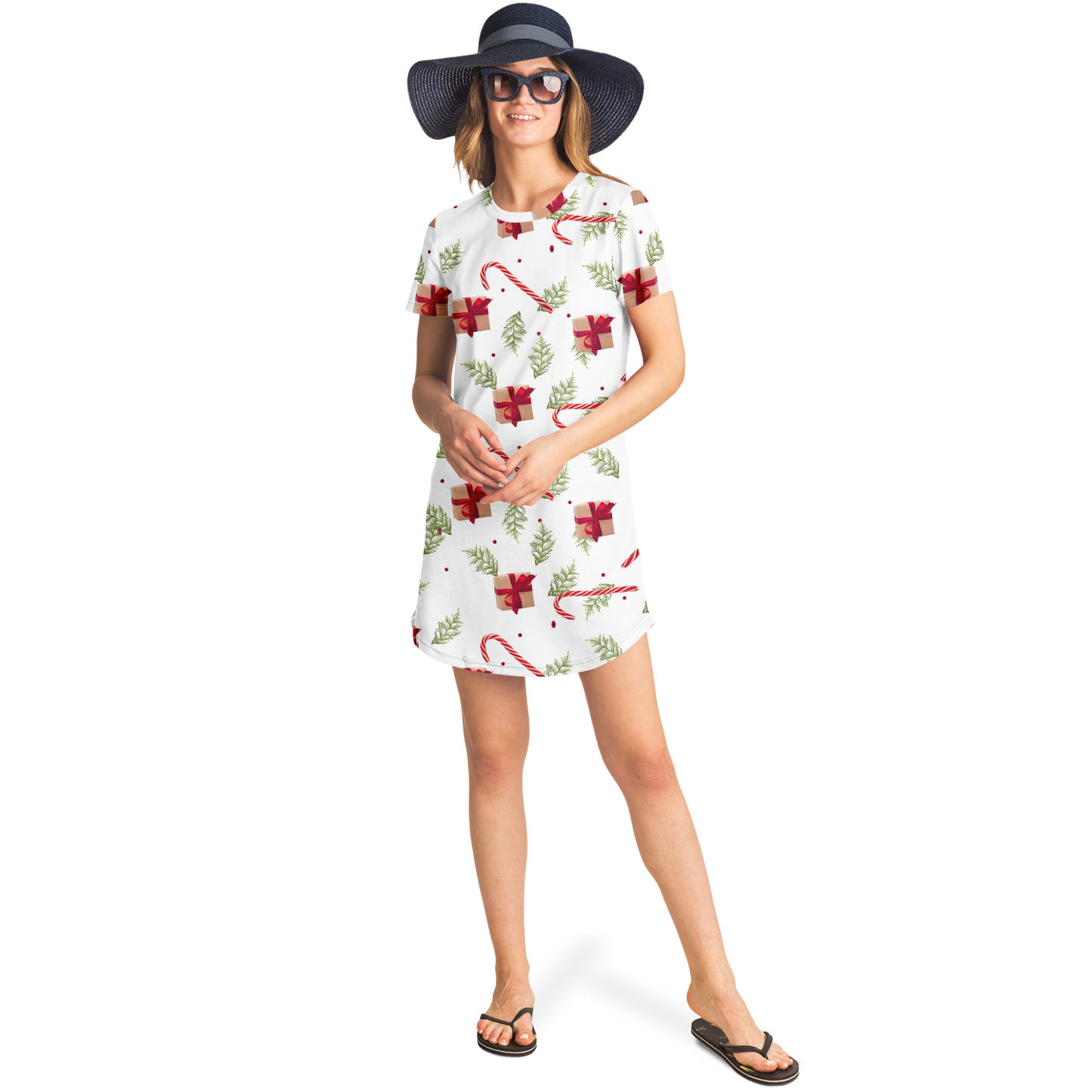 T-Shirt Dress - AOP Taufaa