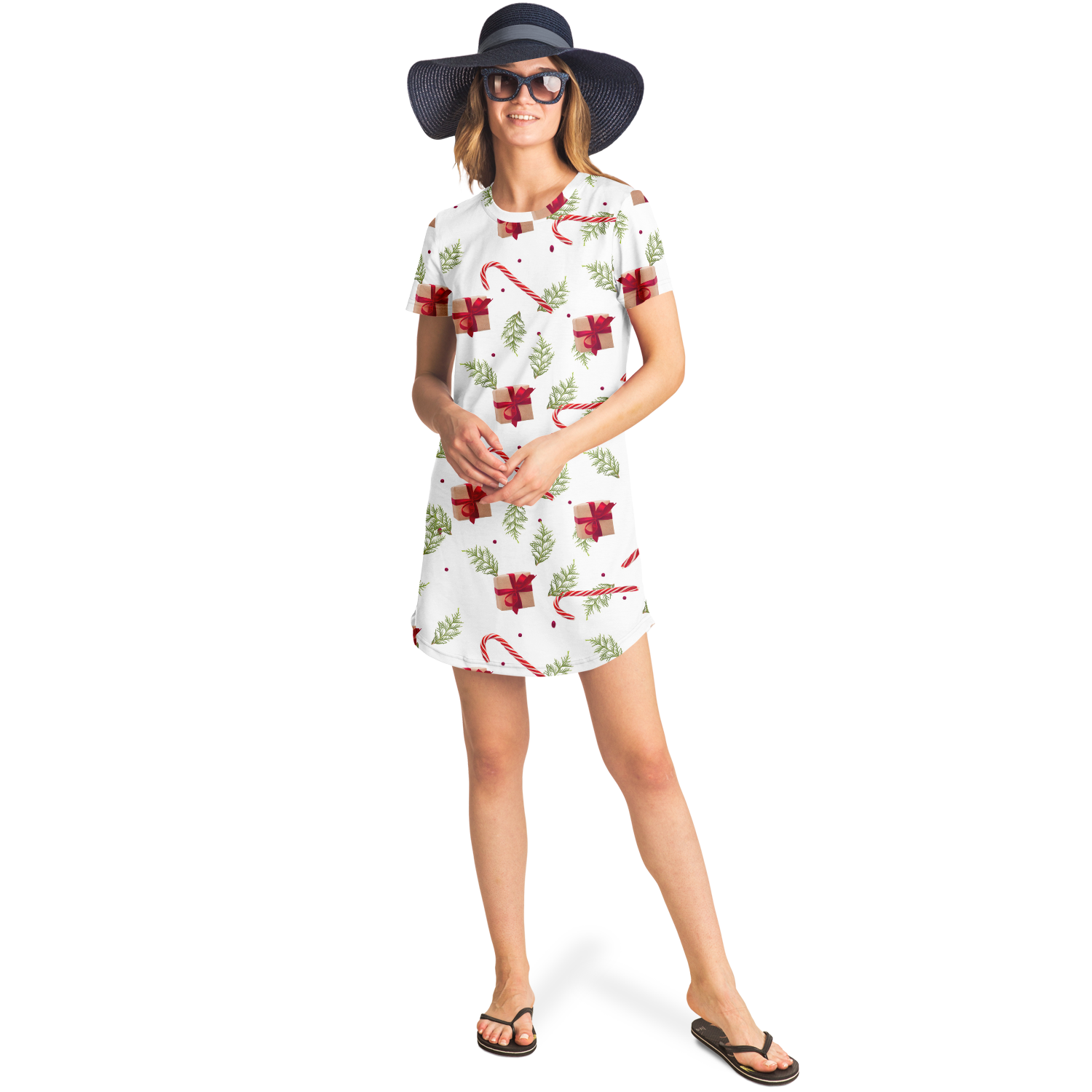 T-Shirt Dress - AOP Taufaa