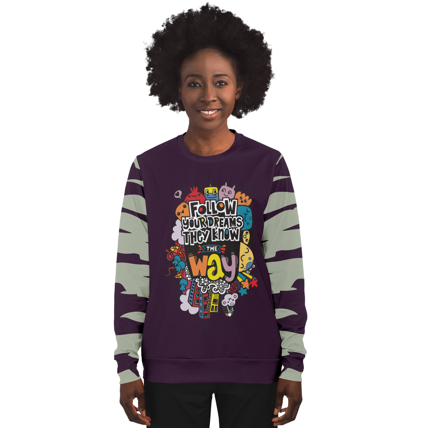 Fashion Sweatshirt - AOP Taufaa