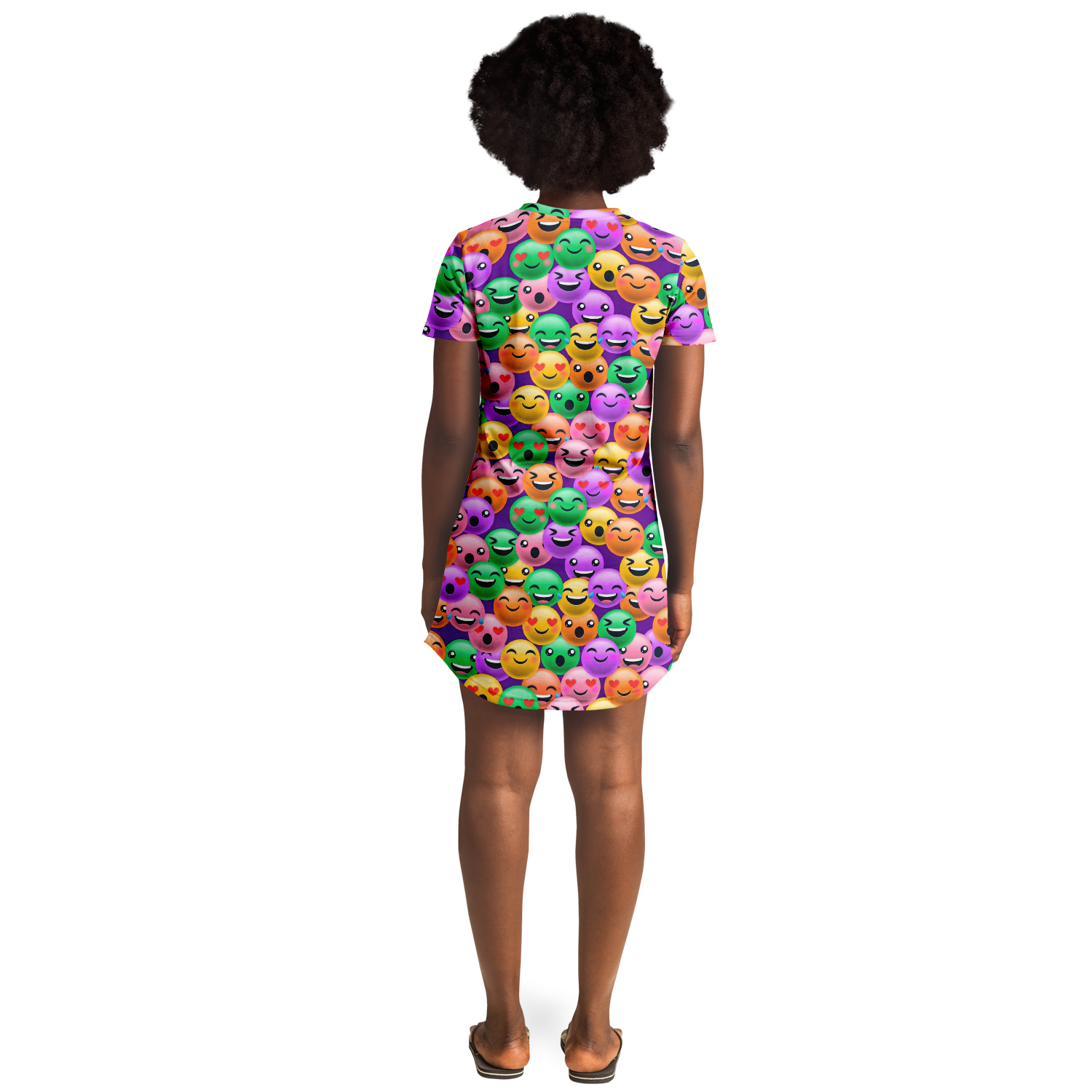 EMOJI ALL DAY T-SHIRT DRESS Taufaa