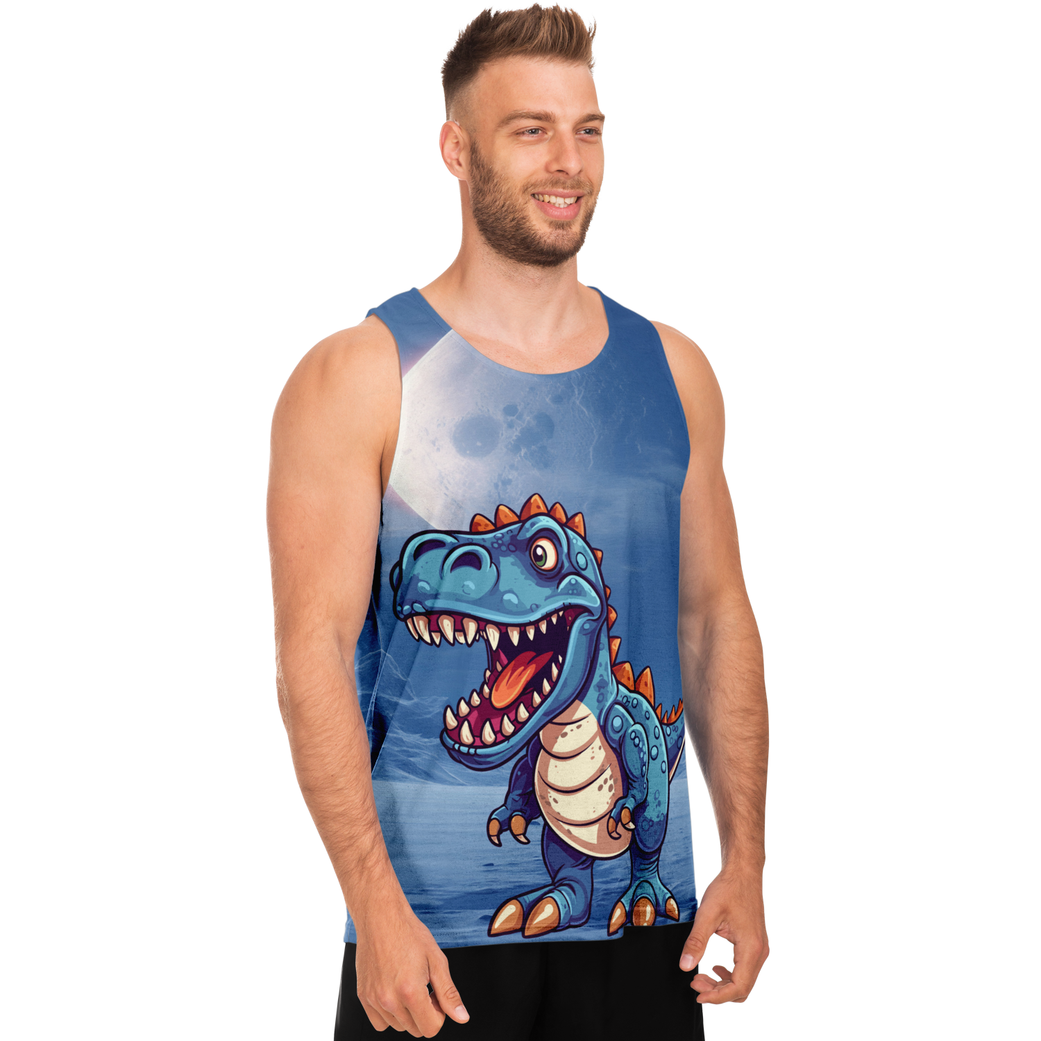 Blue Beast Tank Top Taufaa