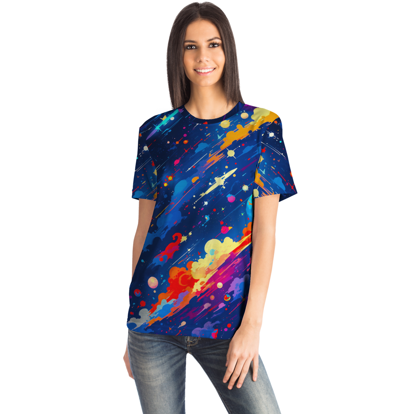 <alt.Galaxy Glimmer T-shirt - Taufaa>