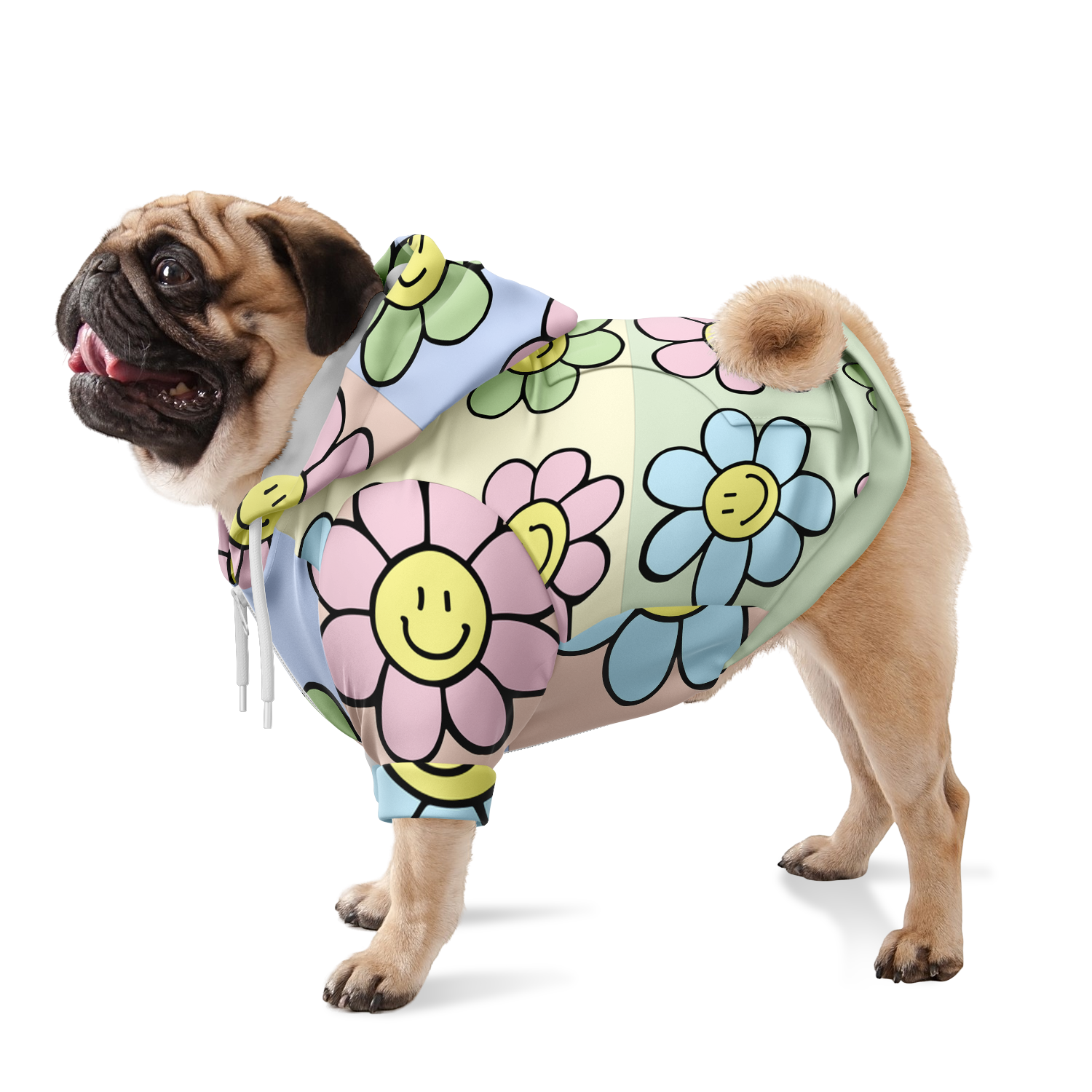 <alt.Flower Fun Dog Hoodie - Taufaa>
