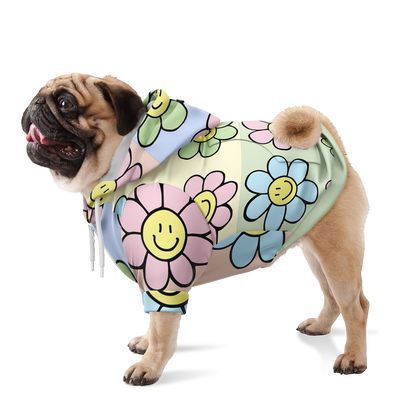 <alt.Flower Fun Dog Hoodie - Taufaa>