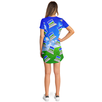 RETRO RAVE T-SHIRT DRESS