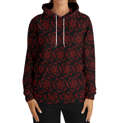 <alt.Ruby Red Rose Hoodie - Taufaa>