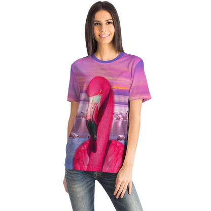 <alt.Flamingo Fantasy T-Shirt  - Taufaa>