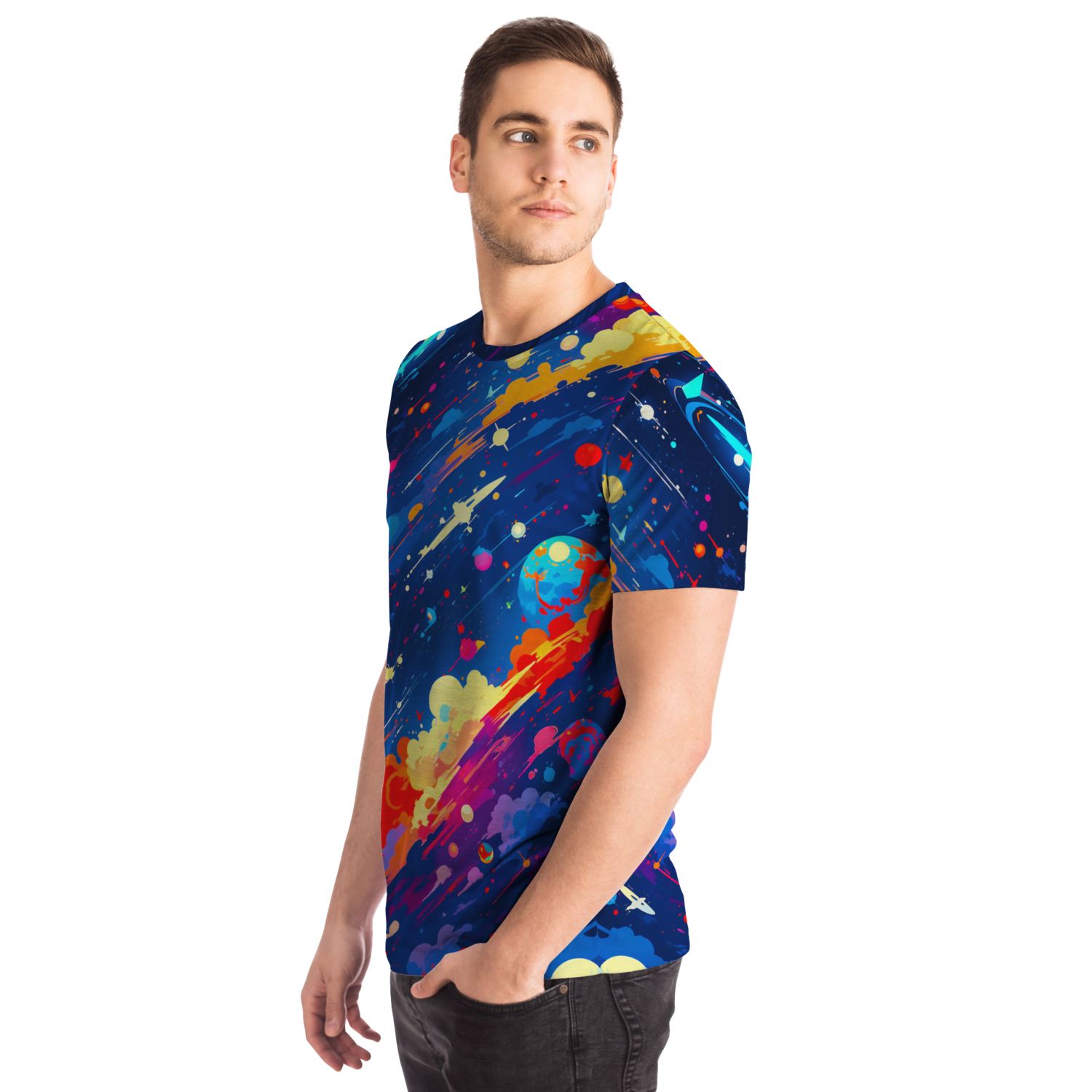 <alt.Galaxy Glimmer T-shirt - Taufaa>