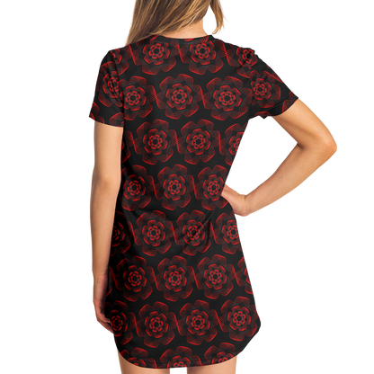 ROSY ROMANCE T-SHIRT DRESS Taufaa