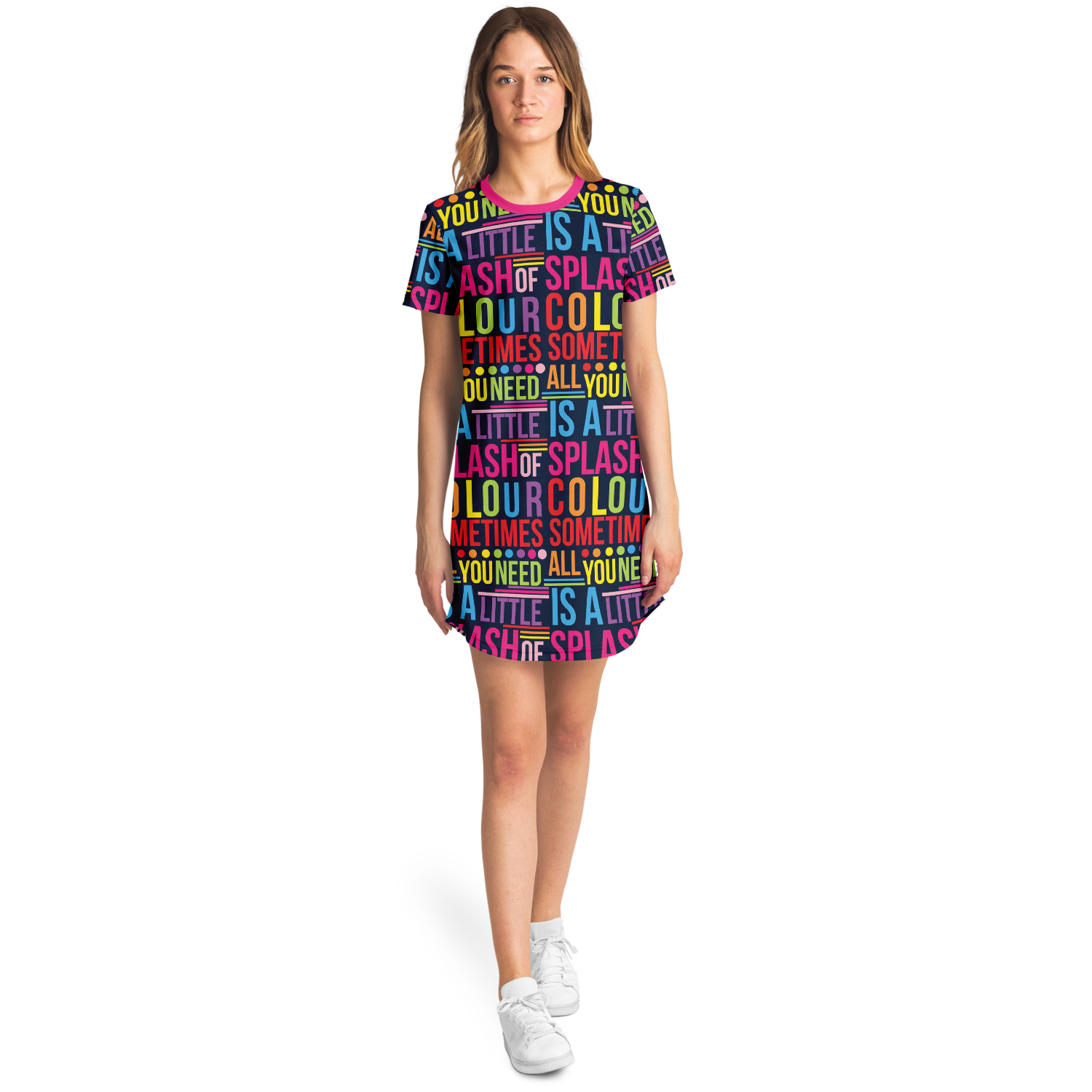 T-Shirt Dress - AOP Taufaa