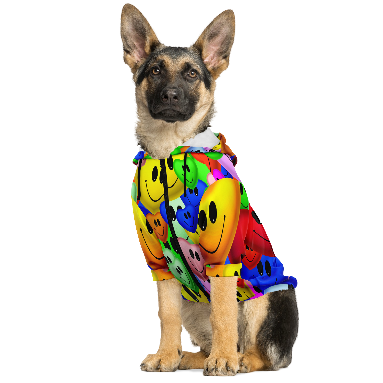 EMOJI ALL DAY DOG ZIP-UP HOODIE Taufaa