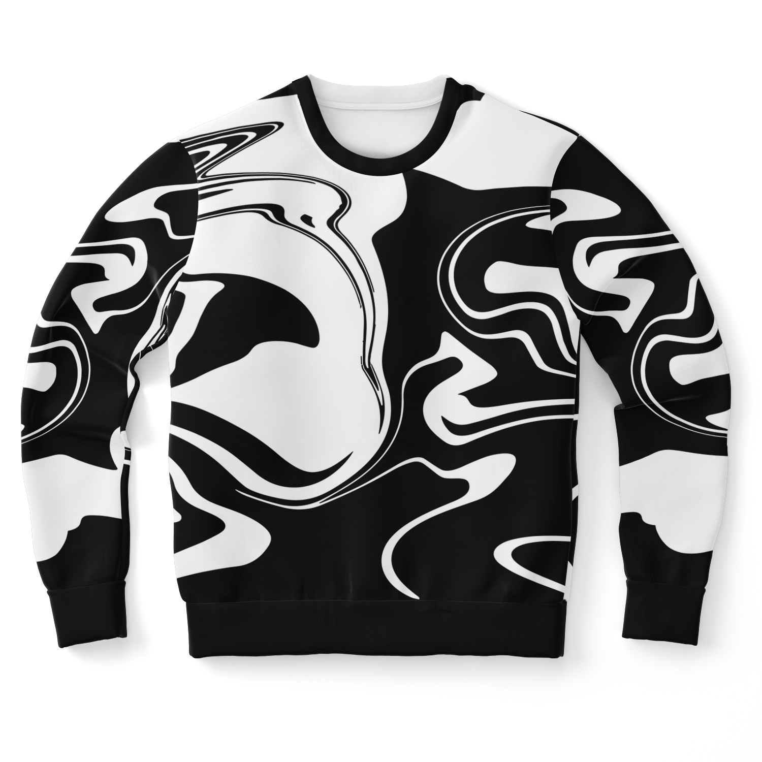 black and white sweatshirt,
unisex sweatshirt,
monochrome sweatshirt,
abstract print