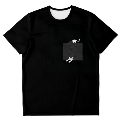 graphic black t-shirt,
black tshirt,
cat print tshirt