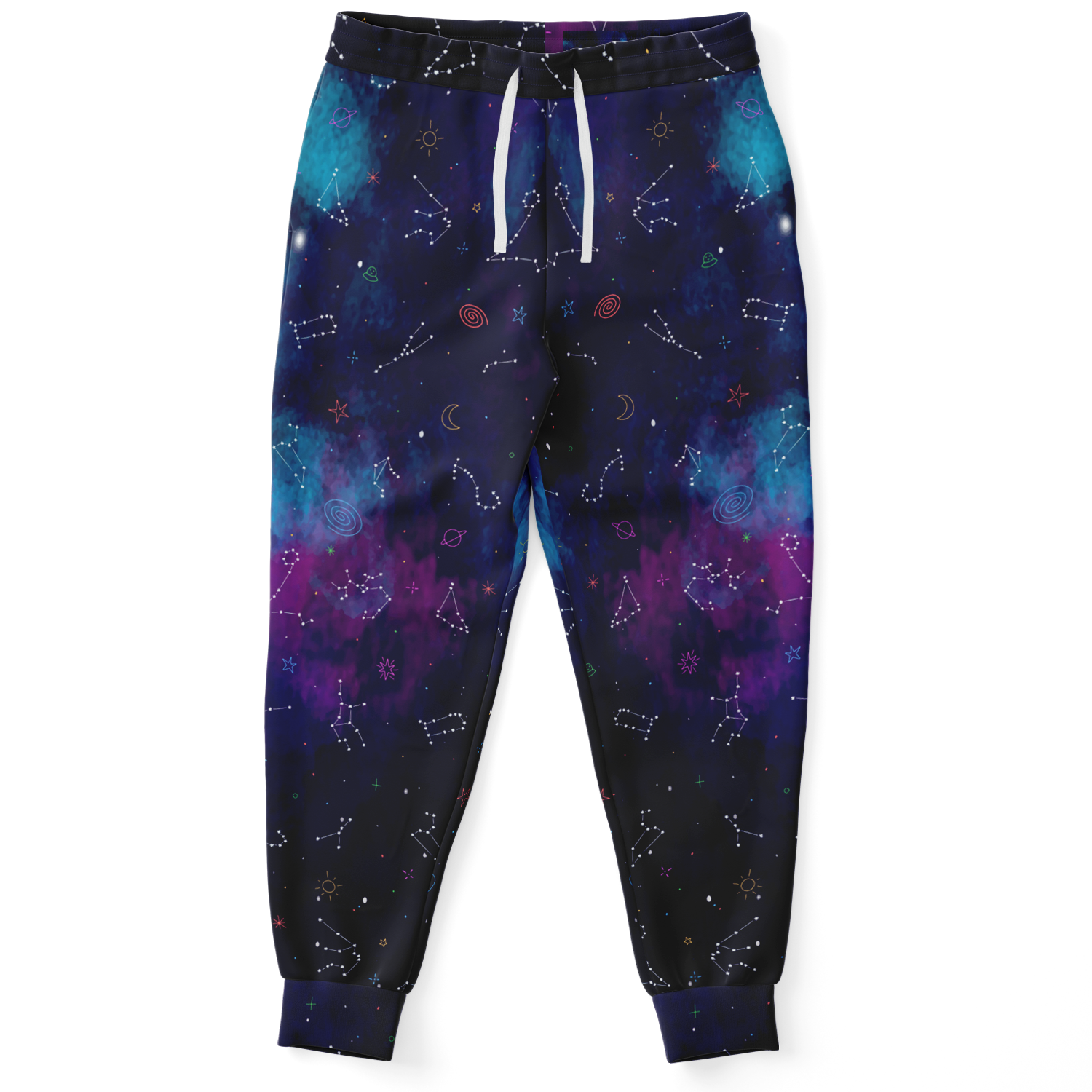 multicolor jogger,
Star print