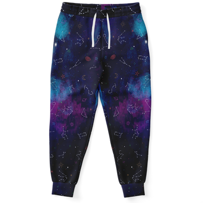 multicolor jogger,
Star print