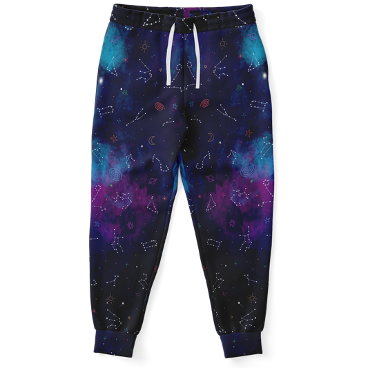 multicolor jogger,
Star print