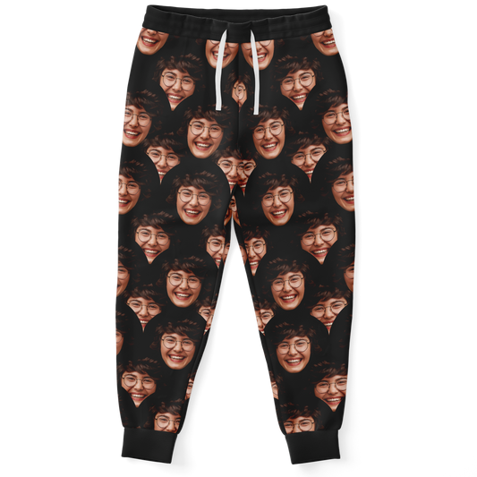 custom print,
custom print joggers,
unique design
