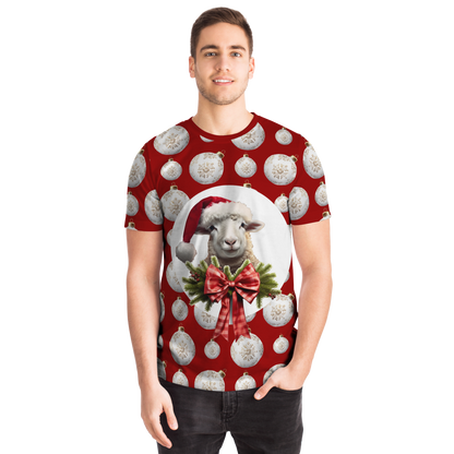 Male model wearing Christmas Vibes T-Shirt, front pose