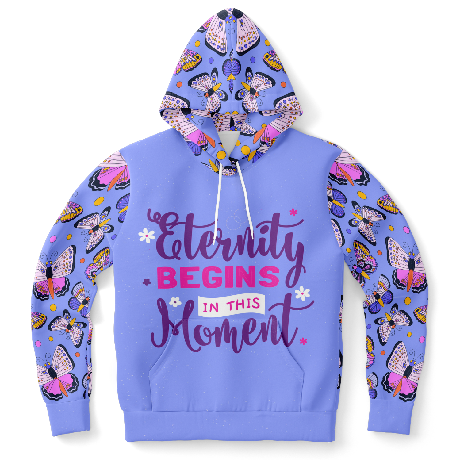 butterfly print hoodie,
lavender hoodie,
unisex hoodie