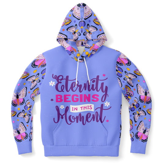 butterfly print hoodie,
lavender hoodie,
unisex hoodie