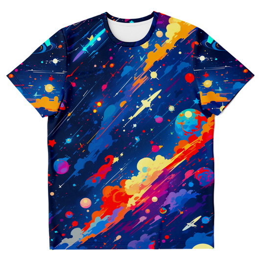 space themed t-shirt,
galaxy print t-shirt