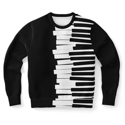 black and white sweatshirt,
musical fashion