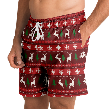 Right side view of the merry vibes shorts