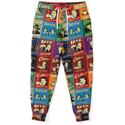 retro joggers,
colorful joggers,
Unisex
