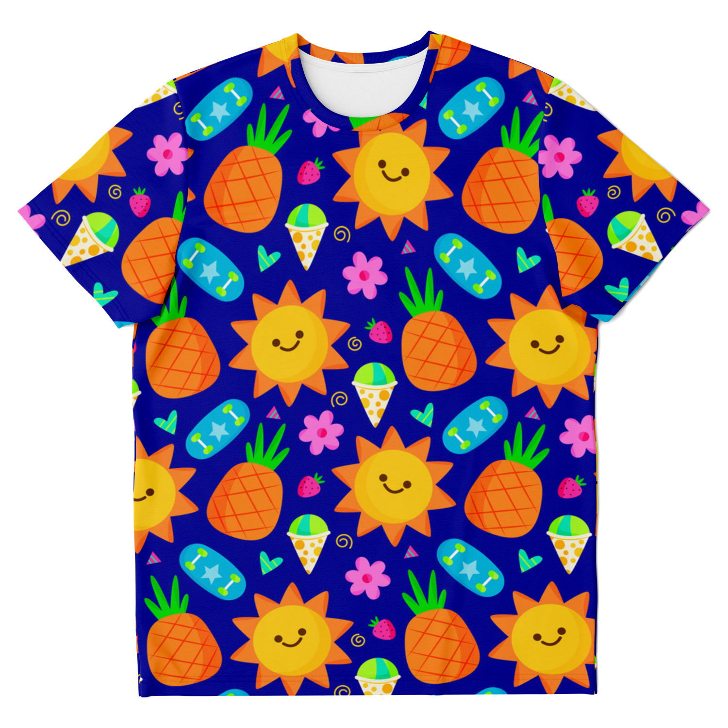 sun print t-shirt,
COLORFUL TSHIRT