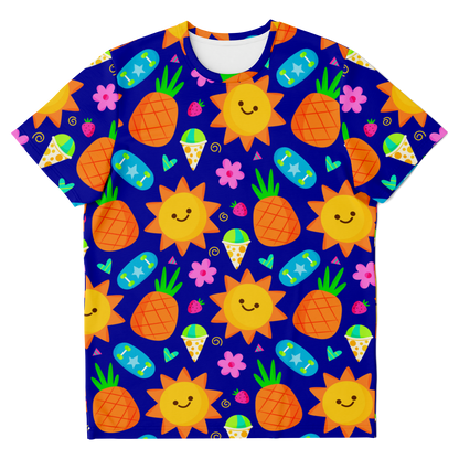 sun print t-shirt,
COLORFUL TSHIRT