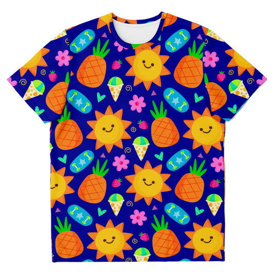 sun print t-shirt,
COLORFUL TSHIRT