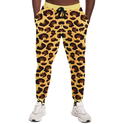 Men’s Zebra Print Joggers – Front fit combining comfort with wild, monochrome style