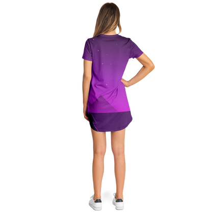 Starlit Spaceship T-Shirt Dress