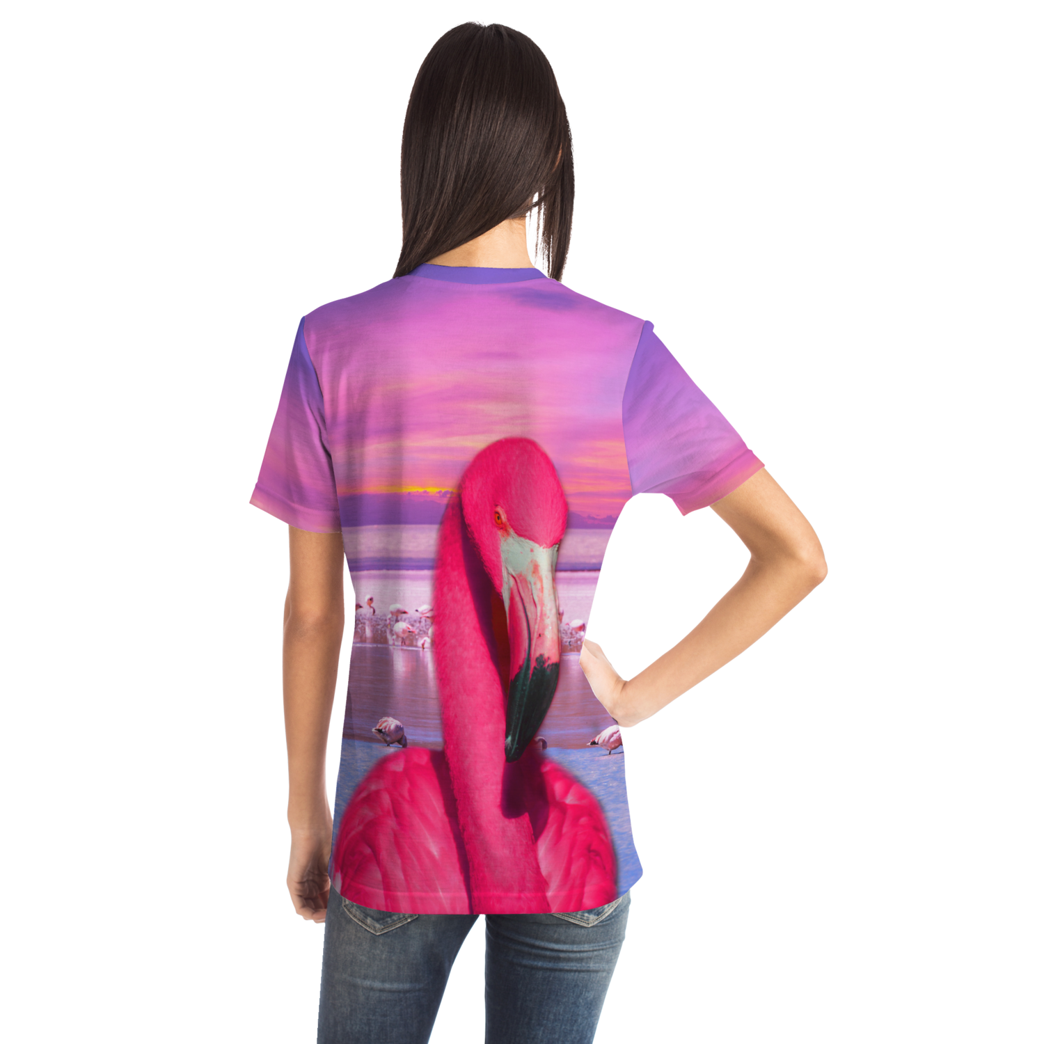 <alt.Flamingo Fantasy T-Shirt  - Taufaa>