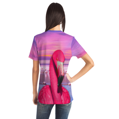 <alt.Flamingo Fantasy T-Shirt  - Taufaa>