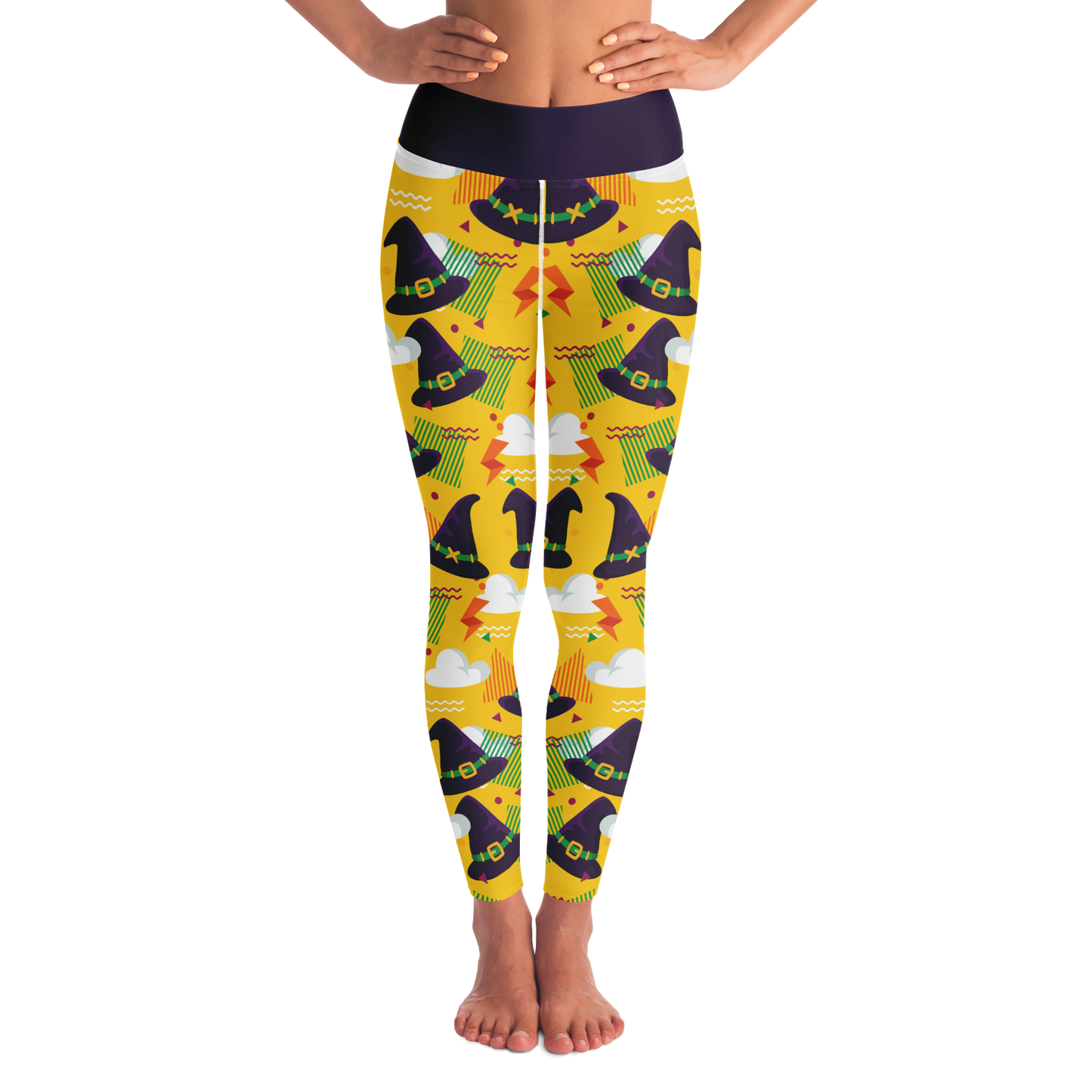 <alt.Haunted Hats Yoga Leggings - Taufaa>