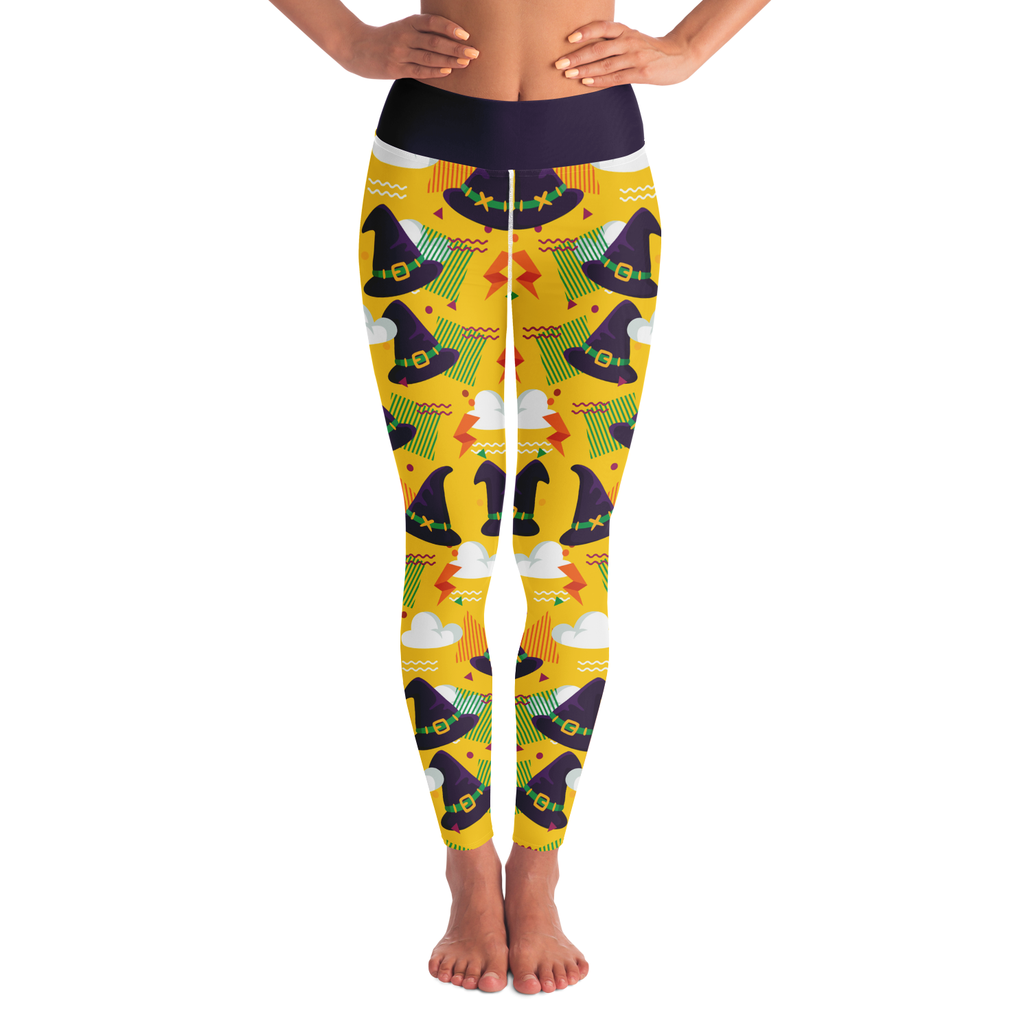 <alt.Haunted Hats Yoga Leggings - Taufaa>