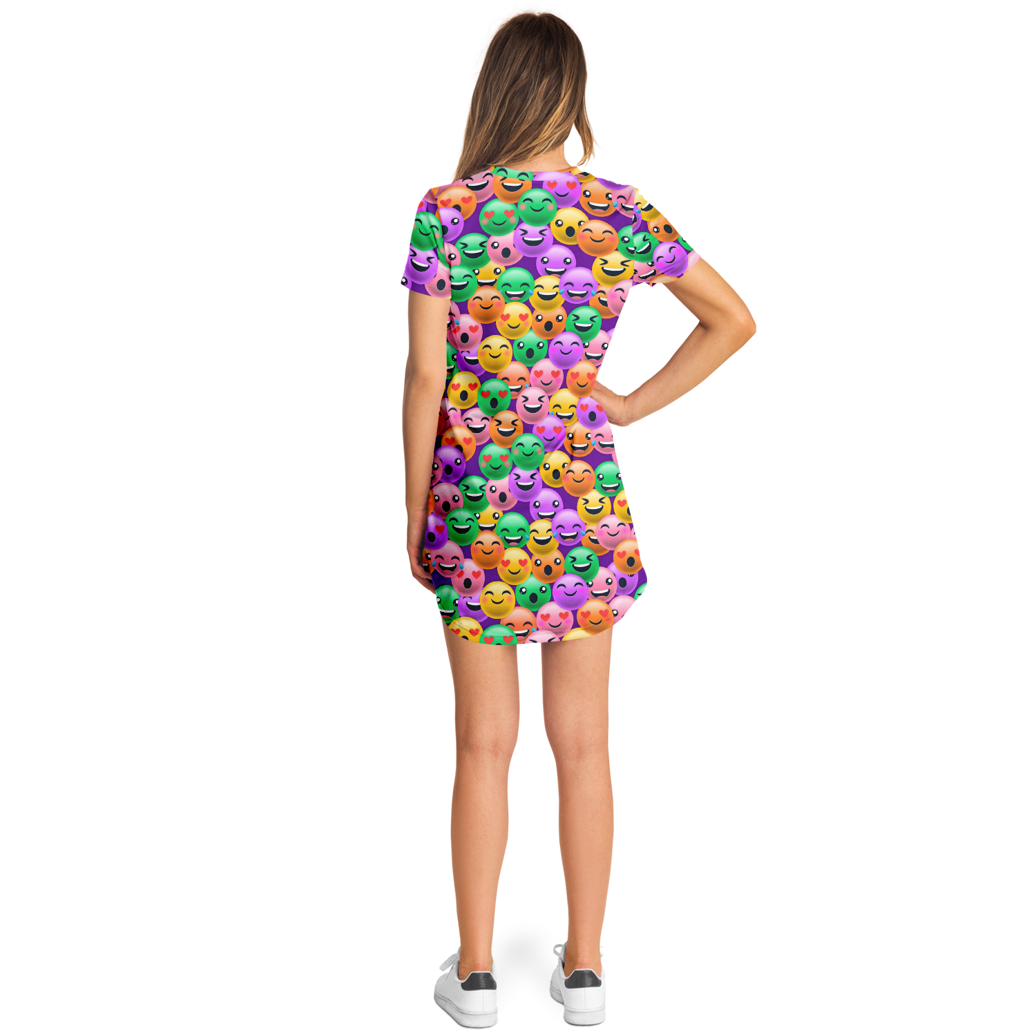 EMOJI ALL DAY T-SHIRT DRESS Taufaa