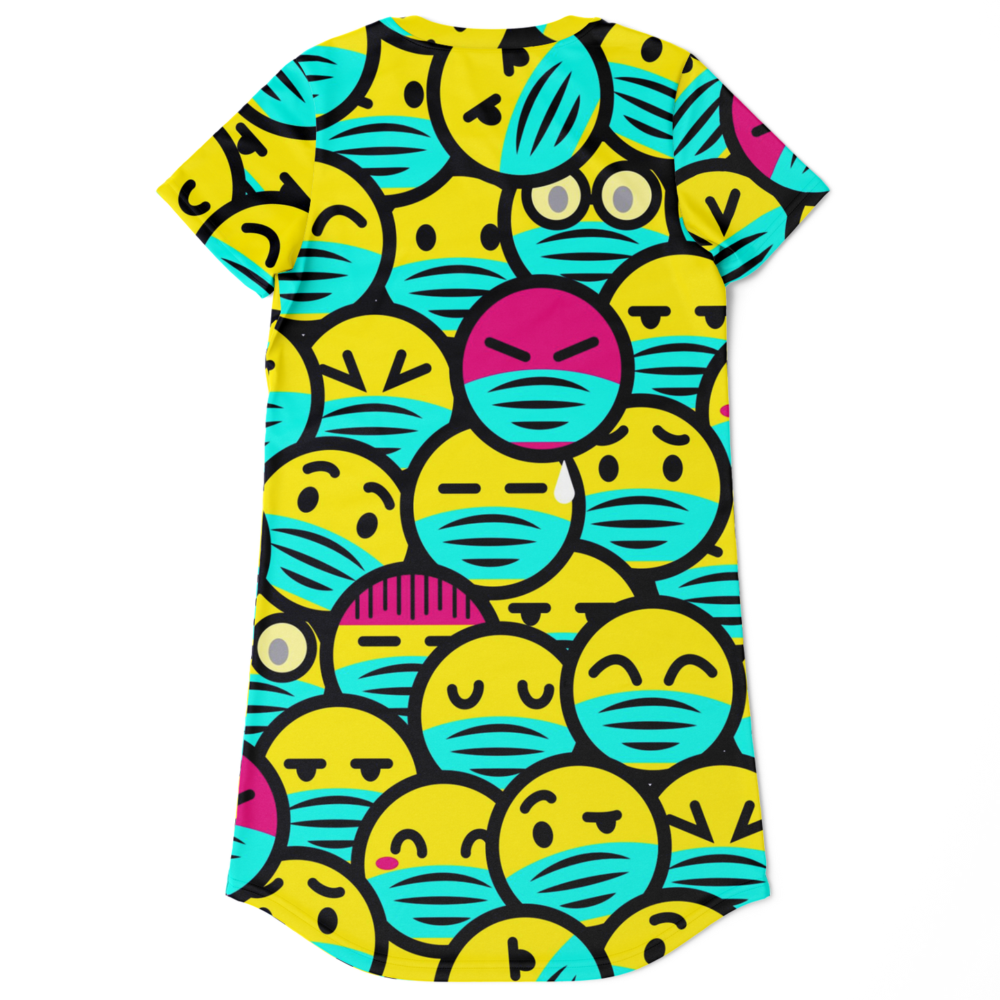 EMOJI FUSION T-SHIRT DRESS Taufaa