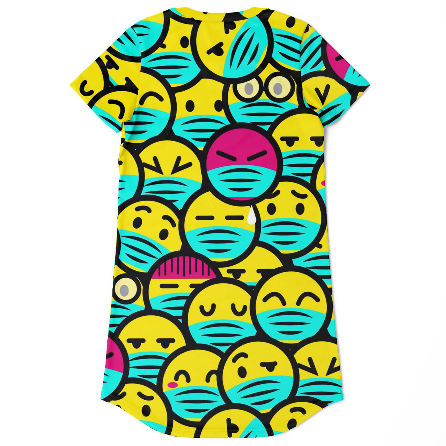 EMOJI FUSION T-SHIRT DRESS Taufaa