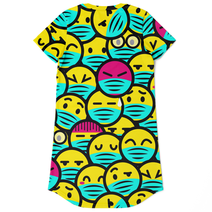 EMOJI FUSION T-SHIRT DRESS Taufaa