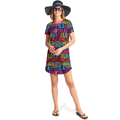 T-Shirt Dress - AOP Taufaa