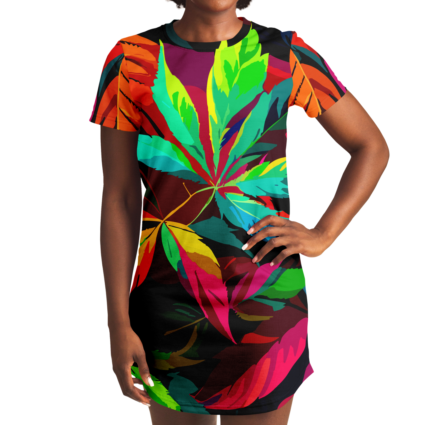 T-Shirt Dress - AOP Taufaa